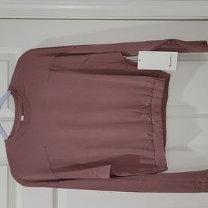 Lululemon drop shoulder long sleeve top